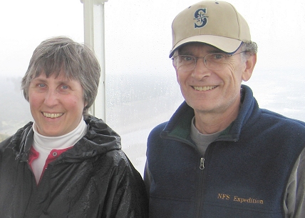Jane and Randy - Aug 2005 at North Head Lighthouse Jane and Randy at North Head Lighthouse