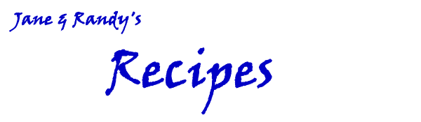 Jane and Randy's Recipes logo