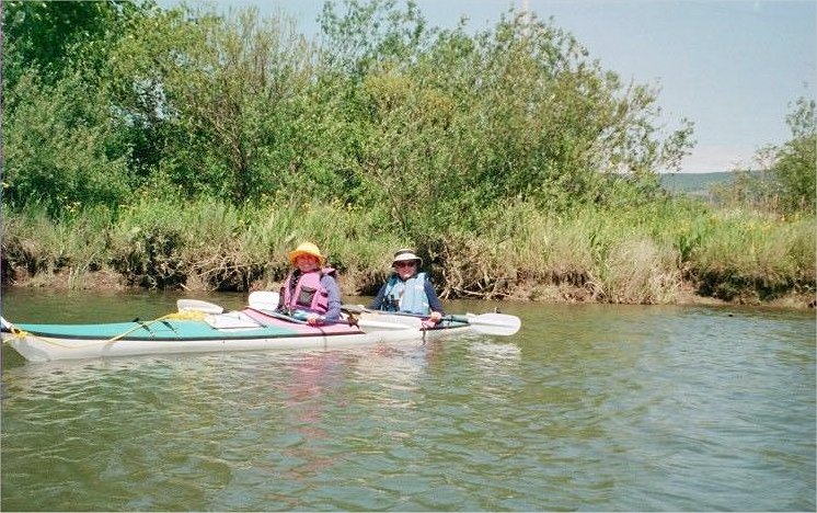 Jane and Randy in Bernie's Slough