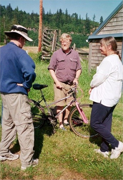 Bill with bike
